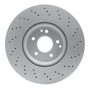 Mercedes-Benz SLK300 Brake Rotor (1) - Front - R1 Concepts - GeoSPEC Coated Rotor - Drilled - `03-`11